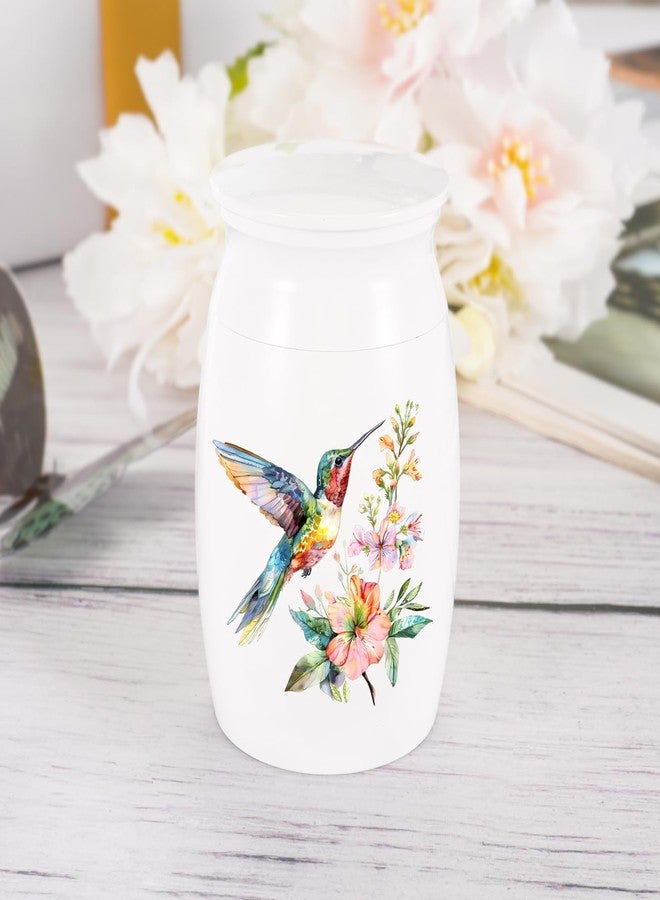 Abooxiu Small Urns for Human Ashes 3 Inches Mini Urn for Ashes Aluminium Memorial Small Ash Keepsake Urn Hummingbird Mini Cremation Funeral Burial Urn Ashes Holder for Adult Males or Females - Image 4