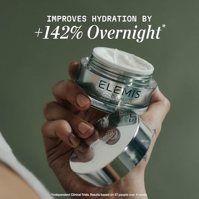 ELEMIS Pro-Collagen Night Cream for Face, Ultra Rich Nightly Facial Moisturizer - Image 3