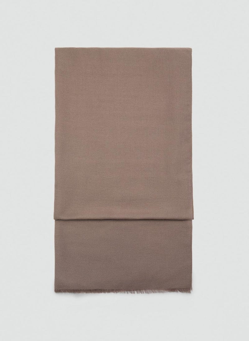 MANGO Plain Scarf  - Image 1