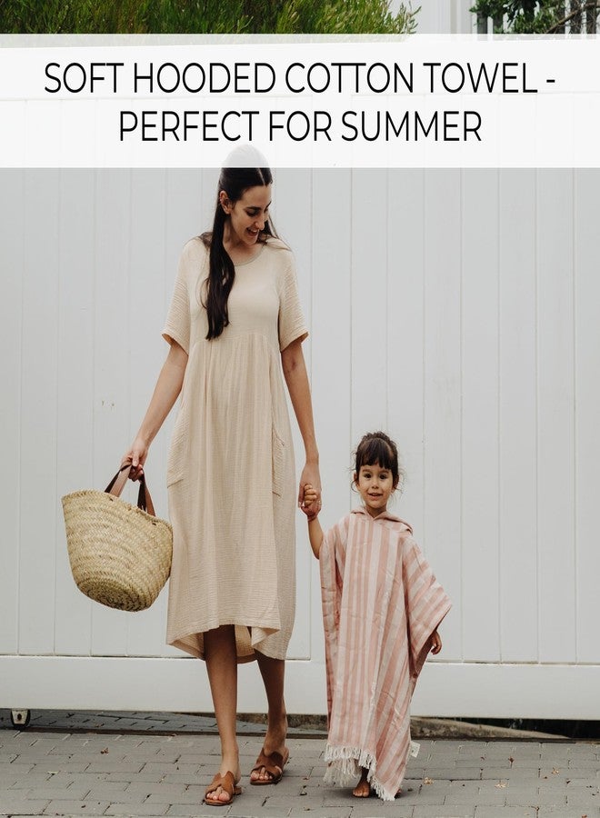 ZICOTO منشفة شاطئ أنيقة بغطاء رأس للأطفال من زيكوتو - بونشو فائق النعومة وسريع الجفاف للأطفال الصغار من عمر سنة إلى 3 سنوات مصنوع من قطن فاخر - غطاء مثالي للأطفال في أيام الشاطئ أو حمام السباحة أو أثناء الاستحمام. - Image 2