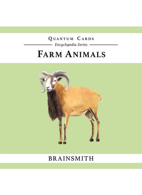 Quantum Flash Cards, Farm Animals - Educational Flashcard Set For Toddlers And Kids (8 Months To 8 Years) For Brain Development