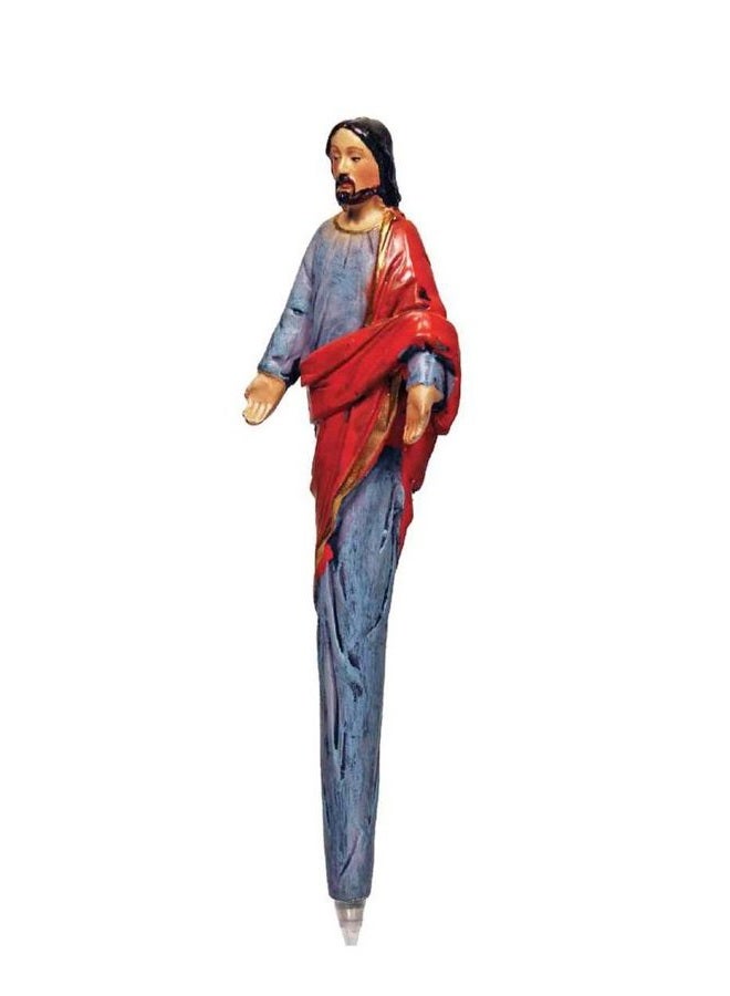 Heavenly Jesus Pen,Blue, White