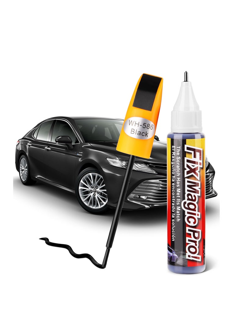 SYOSI Touch Up Paint for Cars, 4 Pcs Black Car Paint Scratch Repair, Two-in-One Car Paint Scratch Repair, Car Scratch Remover Pen, Automotive Touch Up Paint Pen to Repair Car Paint Scratches - Image 1