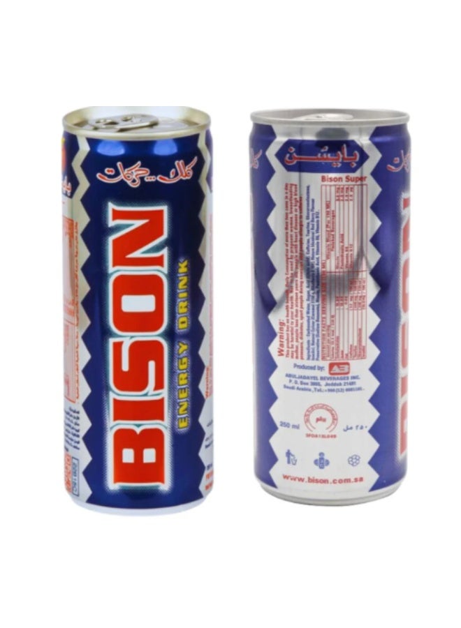 بيسون مشروب طاقة سعودي بايسون – 185 مل | مشروب منعش ومنشط | يعزز التركيز والطاقة | مثالي للعمل والدراسة والرياضة - Image 5