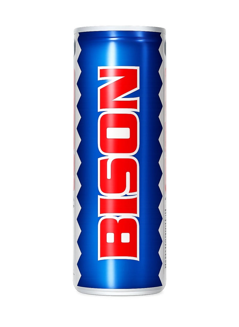 Bison Saudi Bison Energy Drink – 185ml | Refreshing & Energizing Beverage | Boosts Alertness & Stamina | Ideal for Work, Study & Sports - Image 1