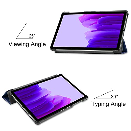 ProElite Smart Trifold Flip case Cover for Samsung Galaxy Tab A7 Lite 8.7" SM-T220/225, Dark Blue - Image 2