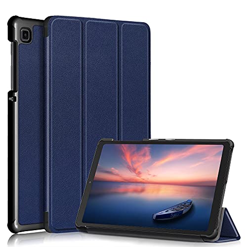 ProElite Smart Trifold Flip case Cover for Samsung Galaxy Tab A7 Lite 8.7" SM-T220/225, Dark Blue - Image 1