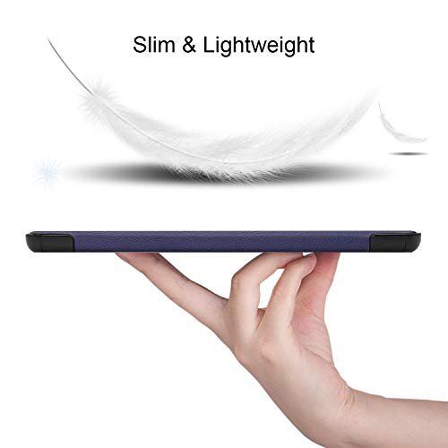 ProElite Smart Trifold Flip case Cover for Samsung Galaxy Tab A7 Lite 8.7" SM-T220/225, Dark Blue - Image 5