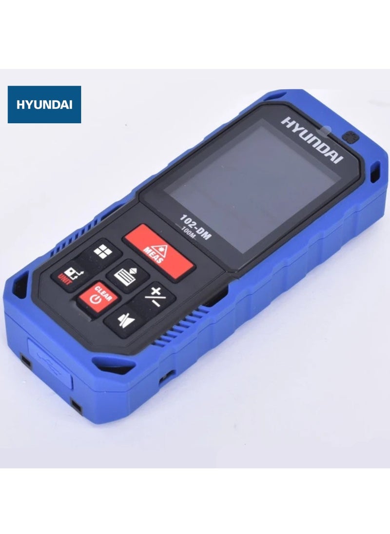 HYUNDAI HYUNDAI Laser Meter 102-DM, 0.2 to 100m Range, Rechargeable, High Accuracy Laser Distance Measurer  - Image 2