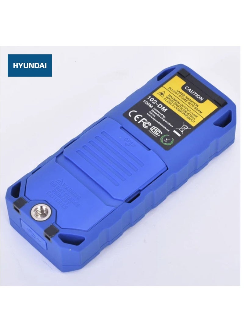 HYUNDAI HYUNDAI Laser Meter 102-DM, 0.2 to 100m Range, Rechargeable, High Accuracy Laser Distance Measurer  - Image 3
