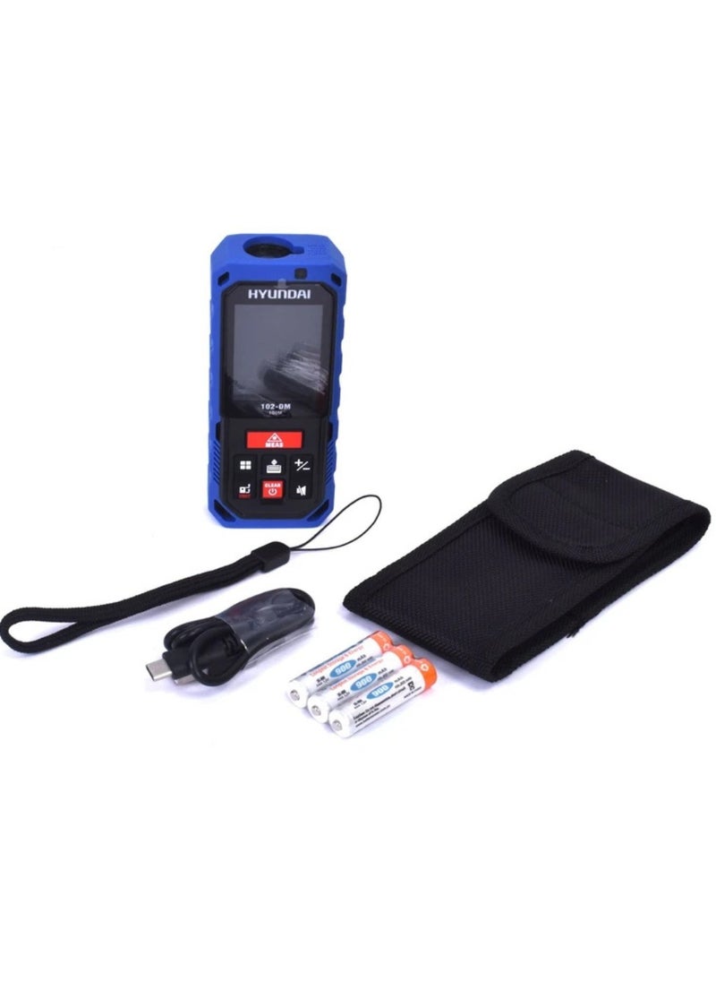 HYUNDAI HYUNDAI Laser Meter 102-DM, 0.2 to 100m Range, Rechargeable, High Accuracy Laser Distance Measurer  - Image 4