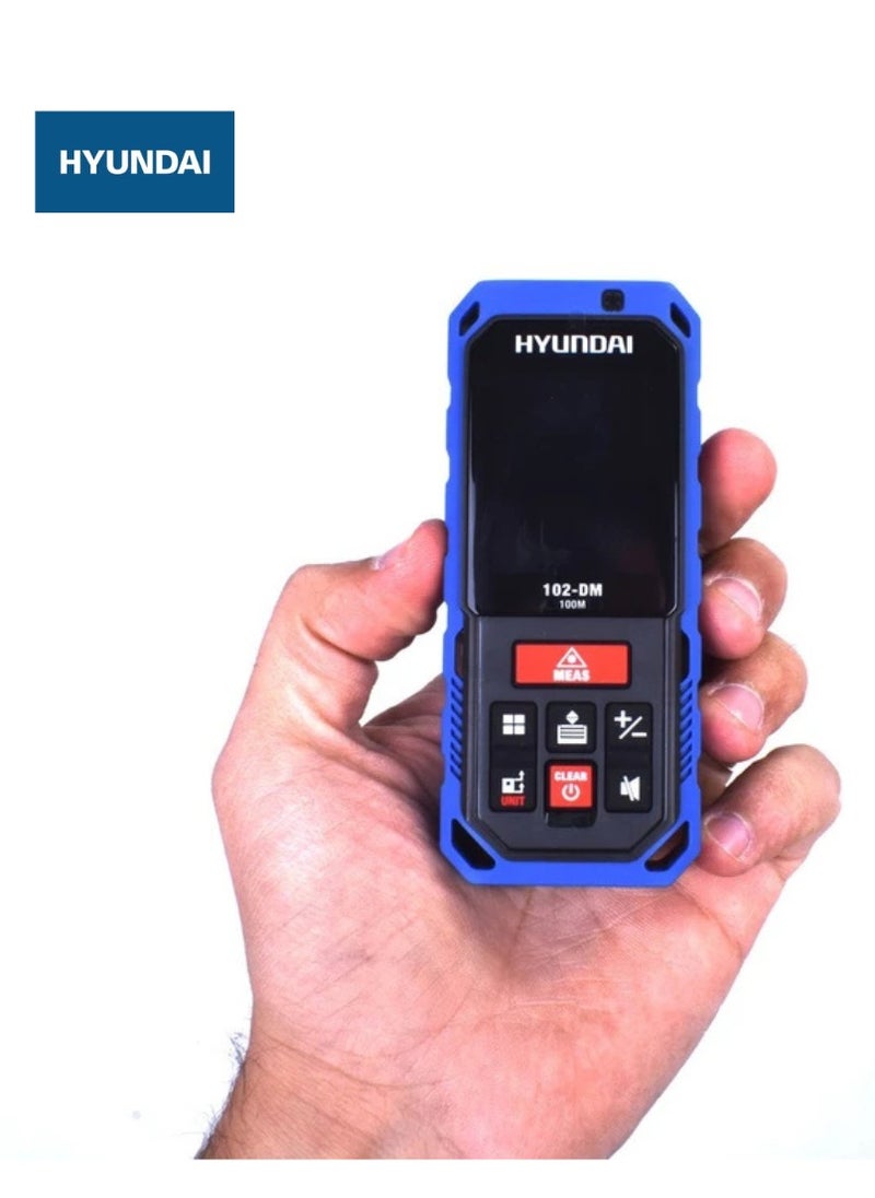 HYUNDAI HYUNDAI Laser Meter 102-DM, 0.2 to 100m Range, Rechargeable, High Accuracy Laser Distance Measurer  - Image 5