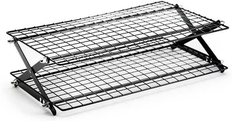 Flexible Baking Cooling Stand Constructed From Top Grade Carbon Steel Provides Foldable Design and Generous Space for Food Chilling Easy Cooling Rack - Image 3