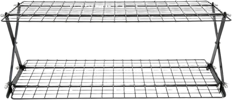 Flexible Baking Cooling Stand Constructed From Top Grade Carbon Steel Provides Foldable Design and Generous Space for Food Chilling Easy Cooling Rack - Image 1