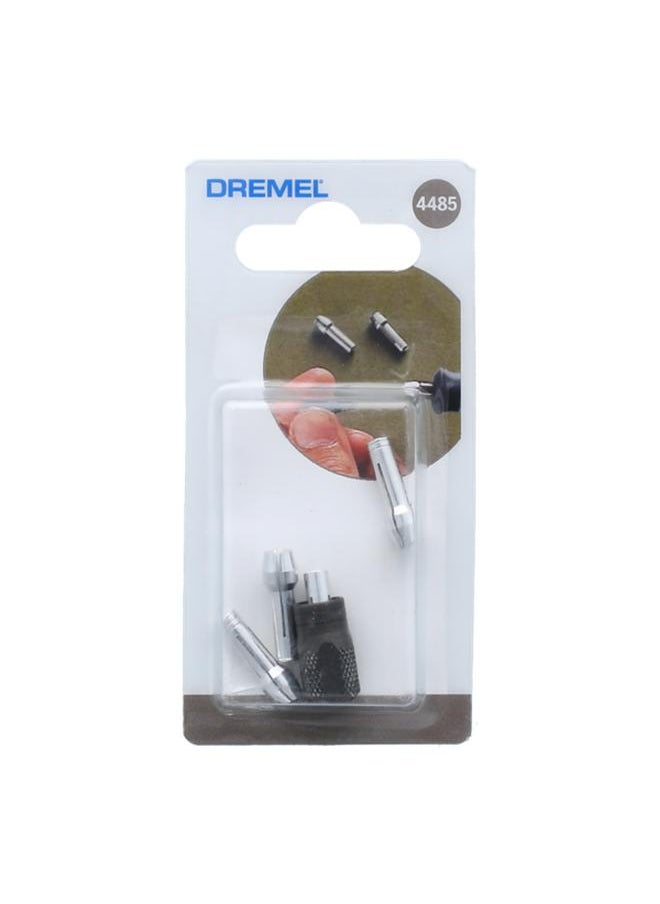 DREMEL Quick Change Collet Nut Kit Black and Silver 4485  - Image 1