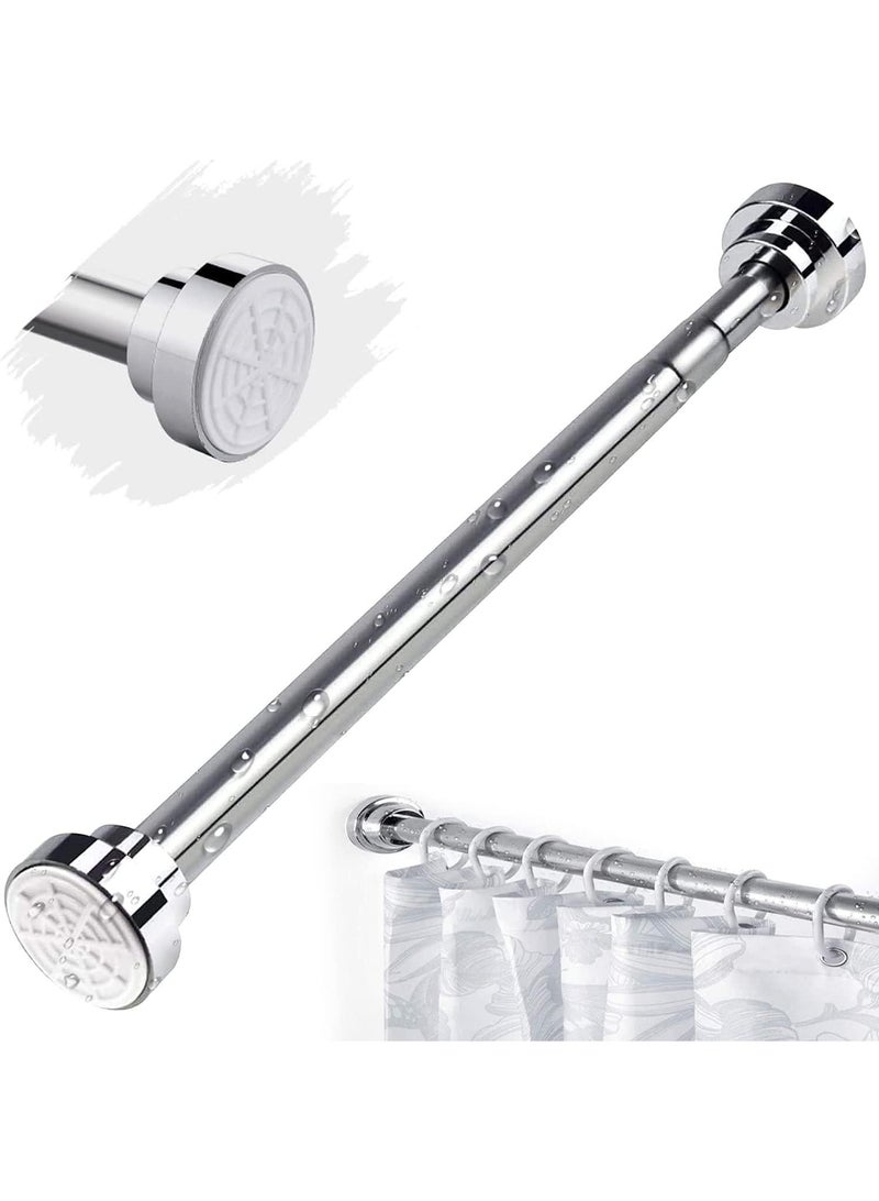Y&D 120cm (applicable to 125-220cm) Non Perforated Stainless Steel Shower Curtain Telescopic Rod  - Image 1