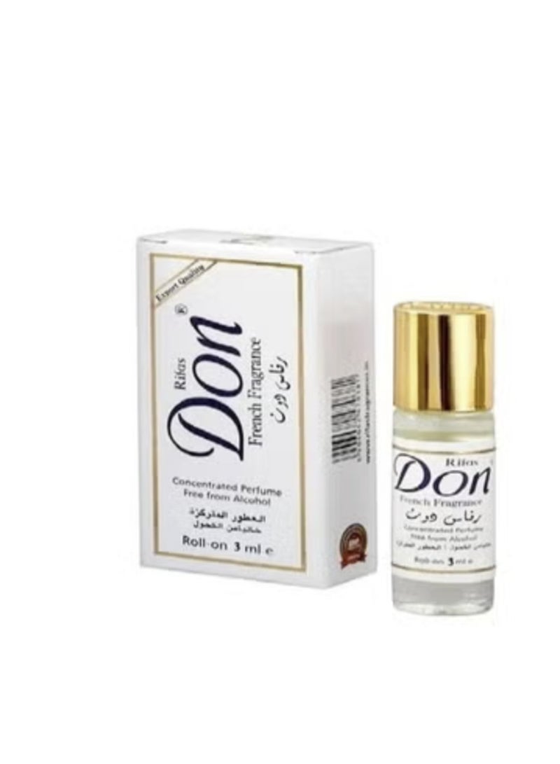 دون 3 حبه عطر دون مركز رول اون برفيوم خالي من الكحول - 3x3 مل  - Image 2