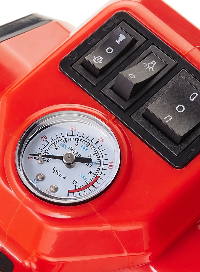 LAWAZIM Electric Lift - 5Ton 12V Hydraulic Kit with Electric Impact Wrench, Dual Power Cigarette Lighter & Battery, Built-In Tire Inflator, Safety Hammer for SUV Auto Roadside Emergency Tool Kit - Image 5