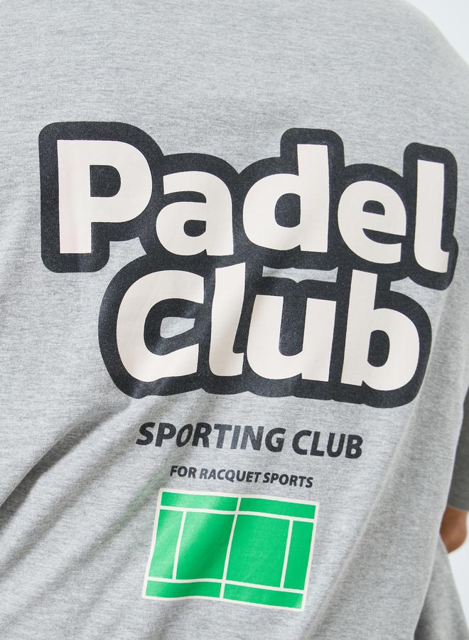 ستايلي تيشيرت جيرسيه واسع بطبعة جرافيك - Image 4