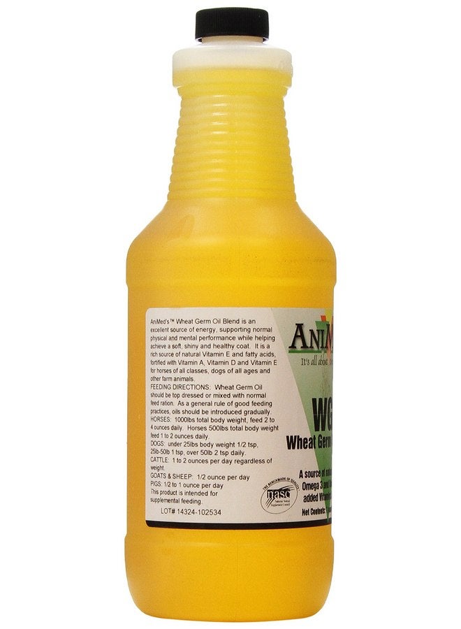 AniMed Wheatgerm Oil Blend for Horses of All Ages and Classes, 32-Ounce - Image 2