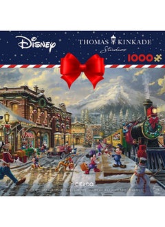 Ceaco Ceaco - Thomas Kinkade - Disney - Holiday - Candy Cane Express - 1000 Piece Jigsaw Puzzle  - Image 2