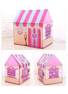 Dubkart Play Tent Toy Pink Portable Foldable Tipi Folding Indoor Outdoor Colorful Play House Game Tent  - Image 3