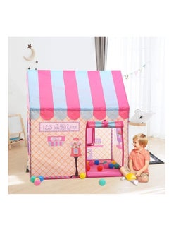 Dubkart Play Tent Toy Pink Portable Foldable Tipi Folding Indoor Outdoor Colorful Play House Game Tent  - Image 5