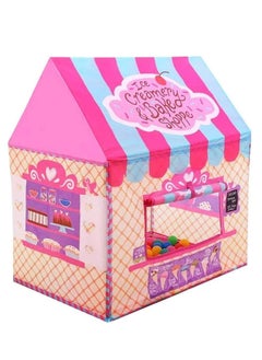 Dubkart Play Tent Toy Pink Portable Foldable Tipi Folding Indoor Outdoor Colorful Play House Game Tent  - Image 1