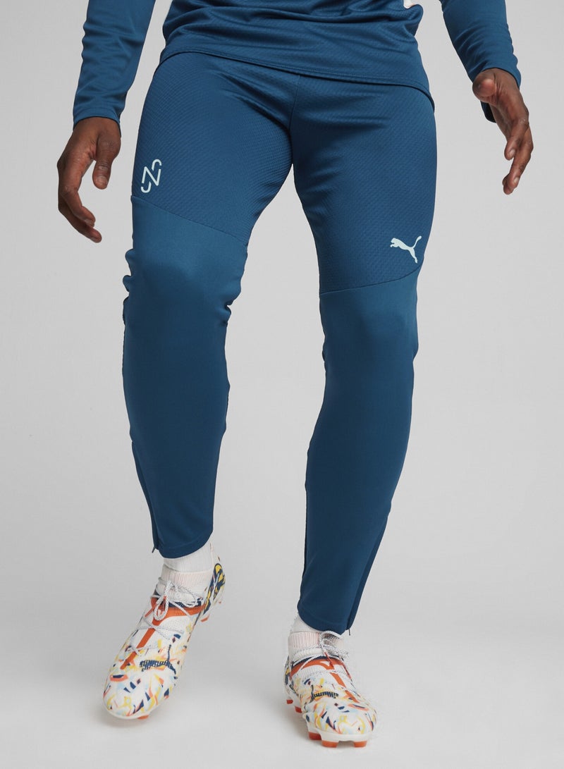 PUMA NEYMAR JR Creativity Mens Blue Football Training Pants - Image 1