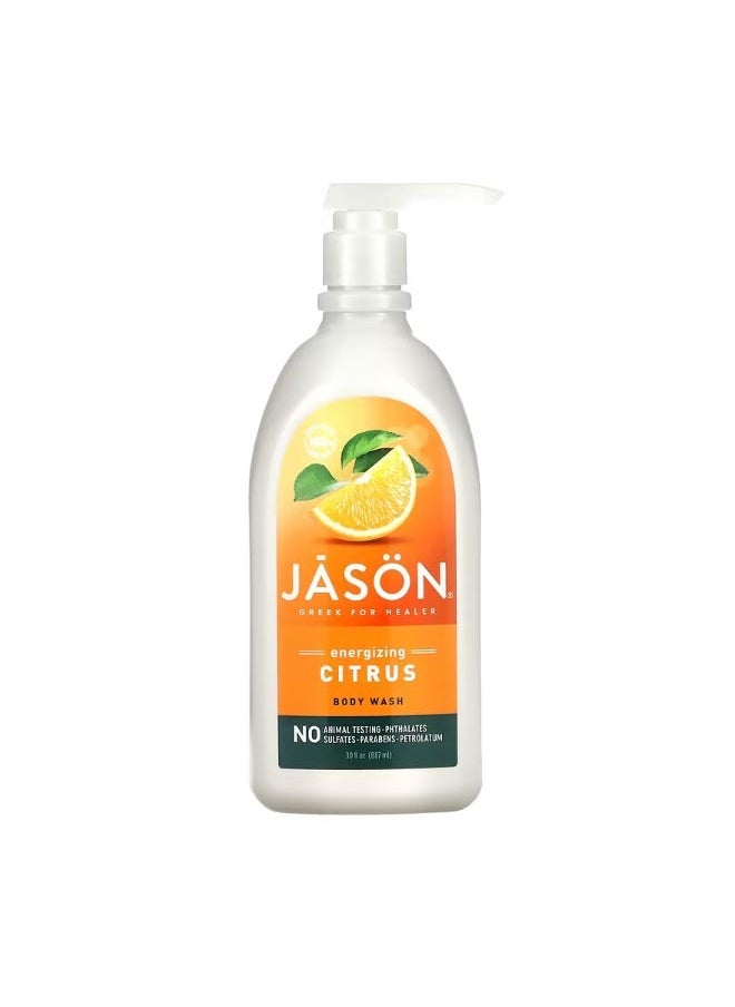 جيسون ناتشورال - Body Wash Energizing Citrus 30 fl oz 887 ml - Image 1