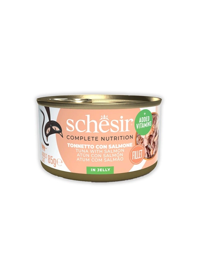 Schesir Tuna With Salmon In Jelly Cat Multipack Can - 300GM - Image 2