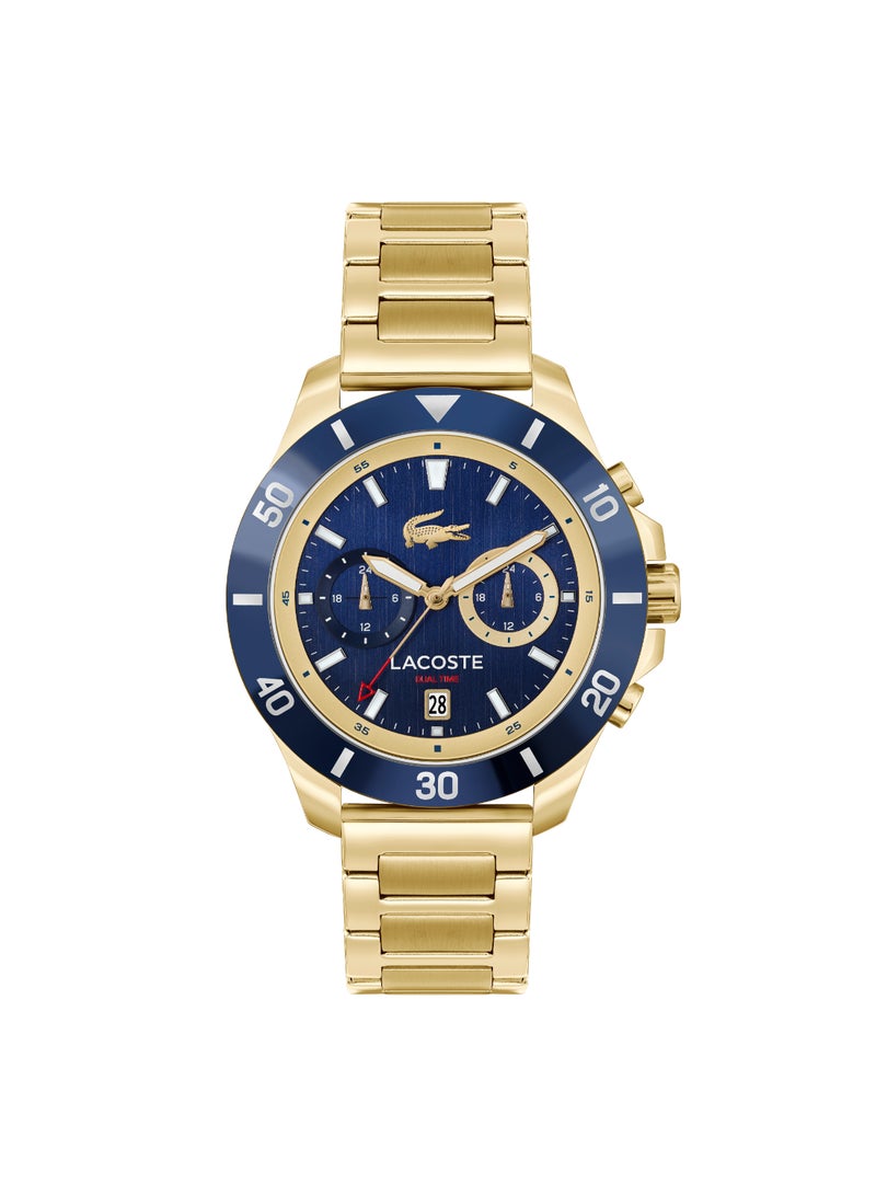 LACOSTE Round Analog Men's Navy Case Watch - 2011343 - Image 1