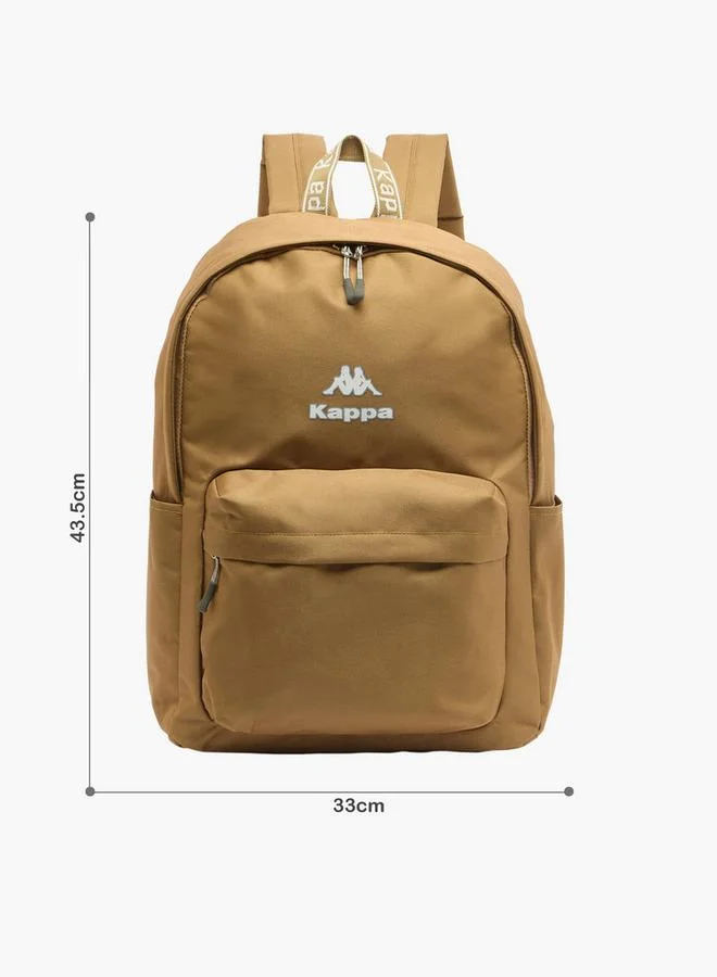 كابا Logo Print School Backpack For Kids 8-13 Years With Adjustable Straps - 15x33x33 CM