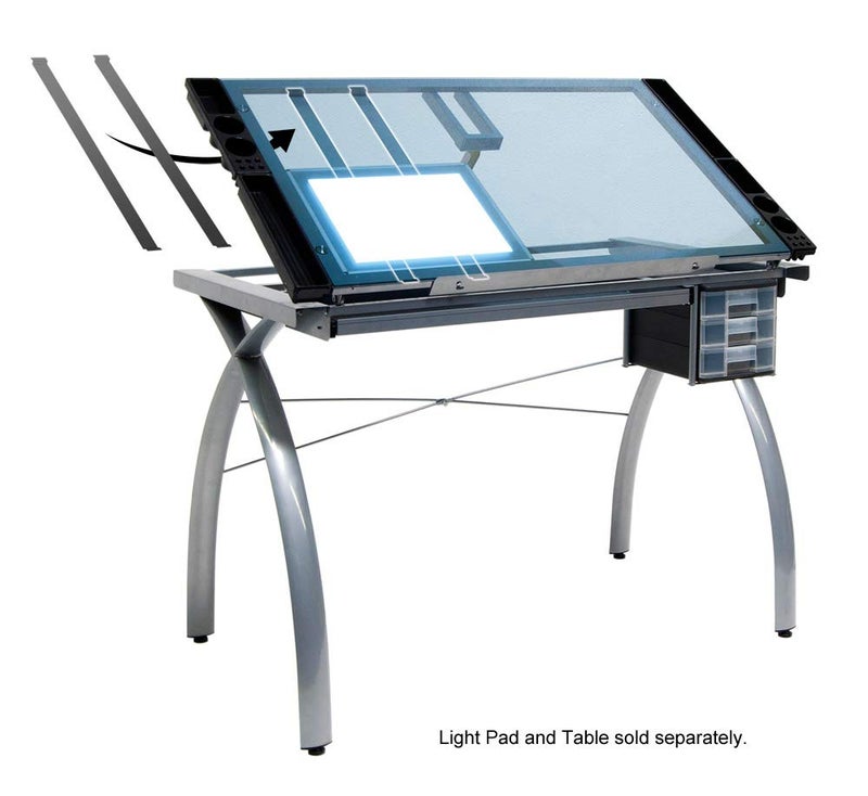 SD STUDIO DESIGNS Studio Designs Light Pad Support Bars in Silver 10049 - Image 2