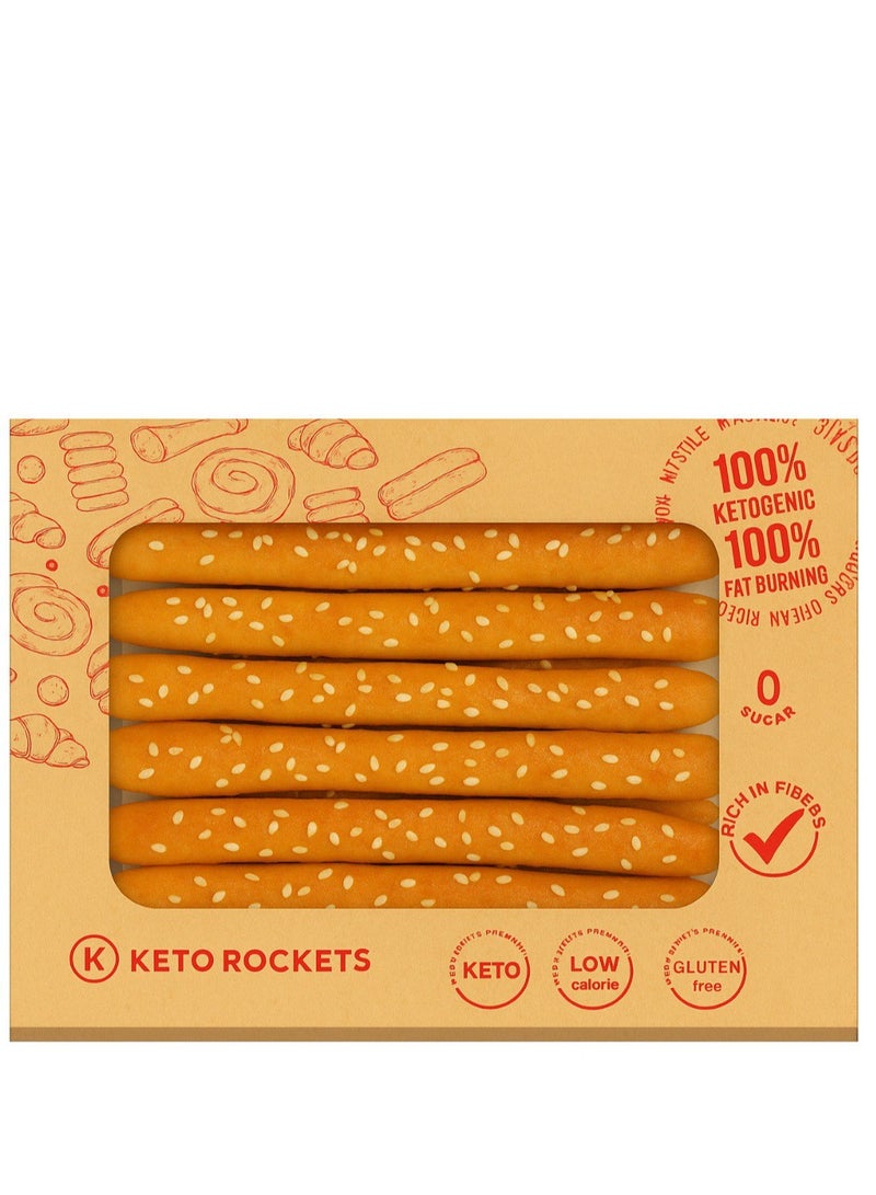 كيتو روكيتس بقسماط فريش - كيتو - دايت - - جلوتين فري - 12 قطعه - Image 1