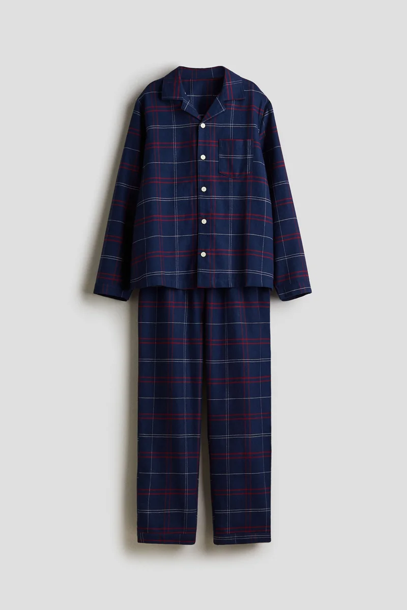 H&M Cotton flannel pyjamas