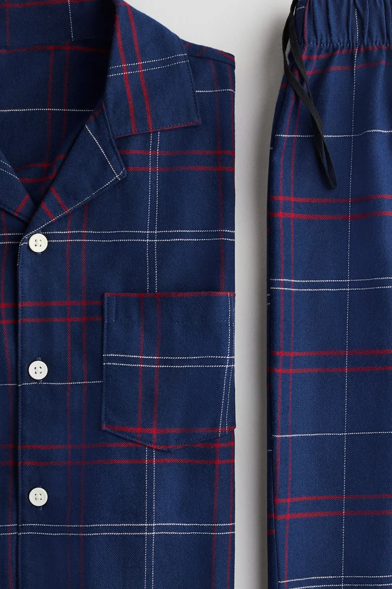 H&M Cotton flannel pyjamas