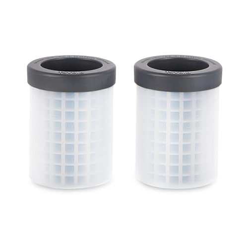 Tovolo Mini Ice Cylinder Set of 2, Easy Squeeze and Release Mini Ice, BPA-Free Silicone, 200 Mini Cubes Each, Leak Proof, Dishwasher Safe, Compact Design for Freezer Storage - Image 1