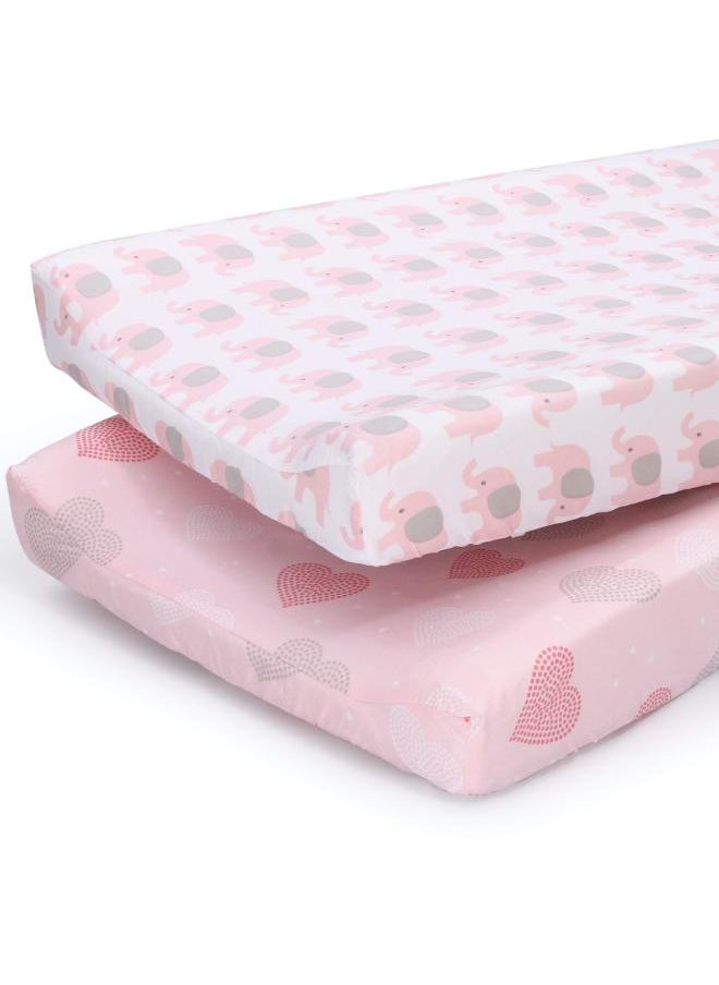Moro Moro Soft & Breathable Mini Crib Sheet – 100% Cotton  - Image 1