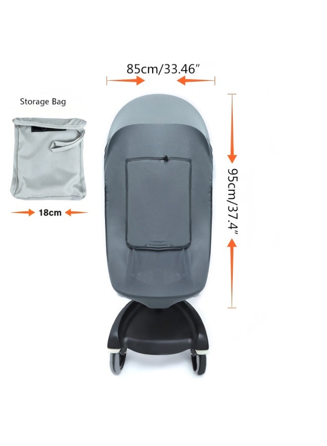 Baby carriage sunshade - universal sunshade for baby strollers - UV protection (UPF50+) - Image 4