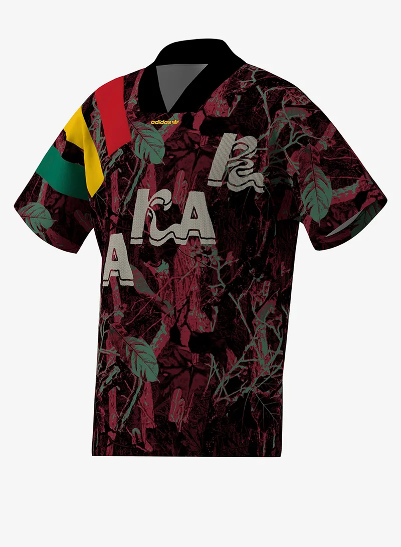 Adidas Originals BGREEN/EQTYEL/RED Graphic  Jersey for Men | Best Price UAE