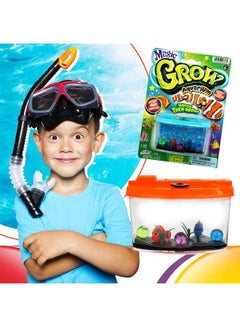 JaRu Jaru Magic Growaquarium Growingfish Toy Set (1 Pack) Water Expanding Toys ; Water Growing Animals Deep Sea Creatures Toys ; Best Gift Idea Birthday Boy And Girl ; Party Favorkid Toy. 3061A  - Image 5