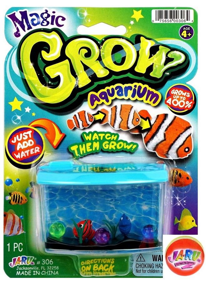 Jaru Magic Growaquarium Growingfish Toy Set (1 Pack) Water Expanding Toys ; Water Growing Animals Deep Sea Creatures Toys ; Best Gift Idea Birthday Boy And Girl ; Party Favorkid Toy. 3061A - Image 2
