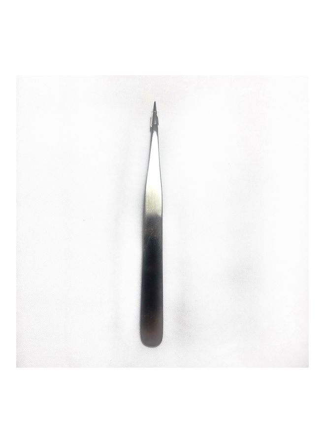 NIBEMINENT Eyelash Extension Tweezer Silver - Image 2