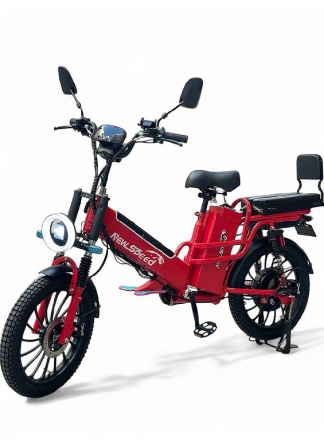 الدراجة الكهربائية ببطاريتين 60 فولت 40 الف امبير مقاس 20 انش - Image 1