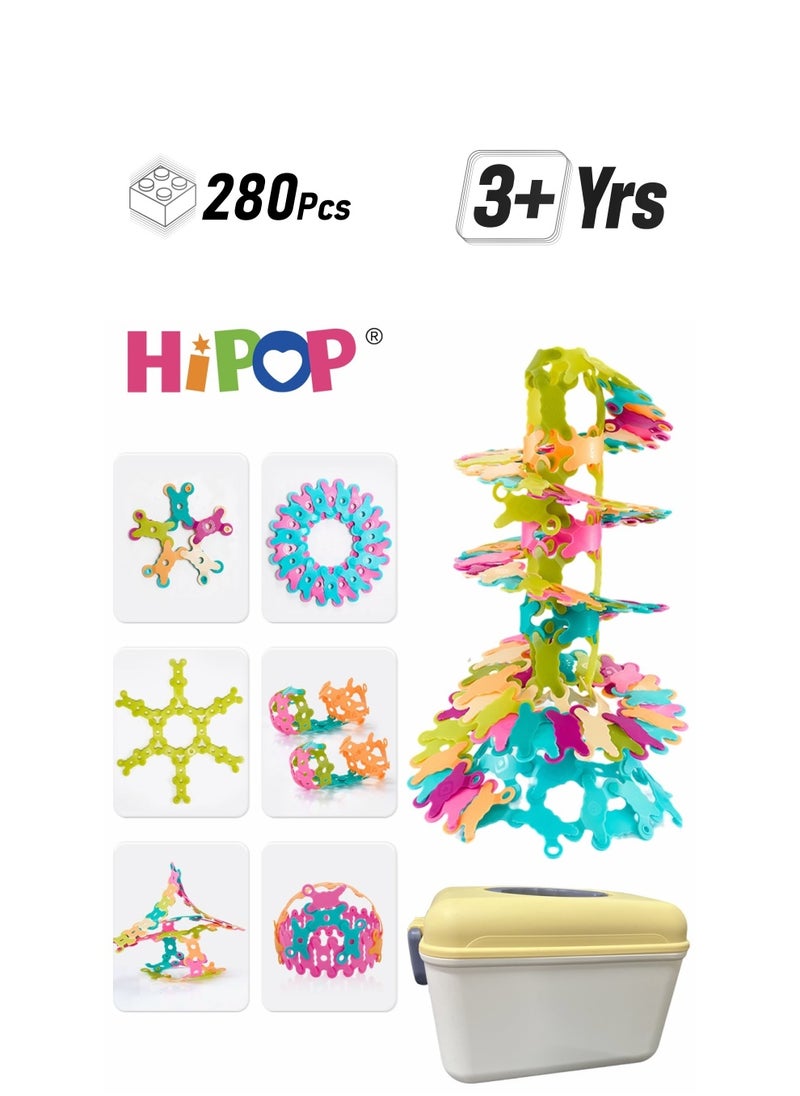 HIPOP - Building Blocks With Boxes 280 Pieces,Can Be Transformed Into Any Product,Educational Toys For Kid,Creative Novelty Toys - Image 1