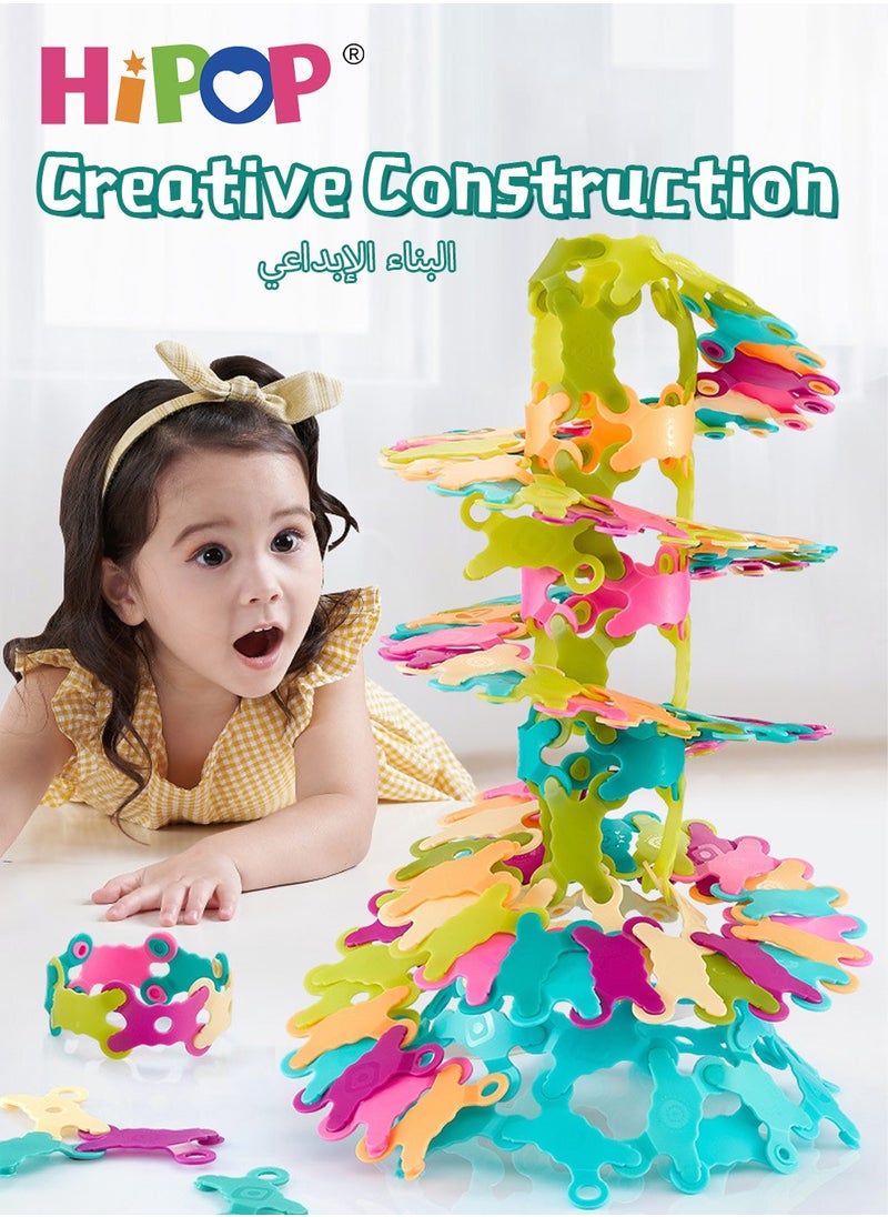 HIPOP Building Blocks With Boxes 280 Pieces,Can Be Transformed Into Any Product,Educational Toys For Kid,Creative Novelty Toys  - Image 2