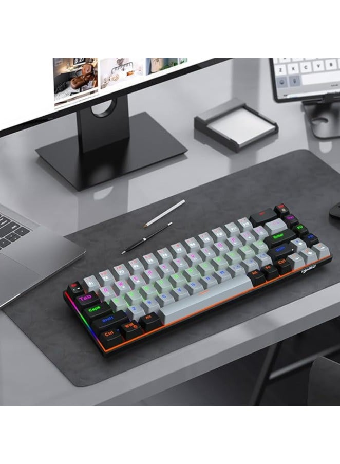 AROAQ New Mechanical 68 Keys RGB Gaming Keyboard - Image 3
