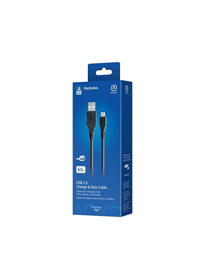 PowerA كابل شحن USB من PowerA لجهاز بلاي ستيشن 4 - Image 1