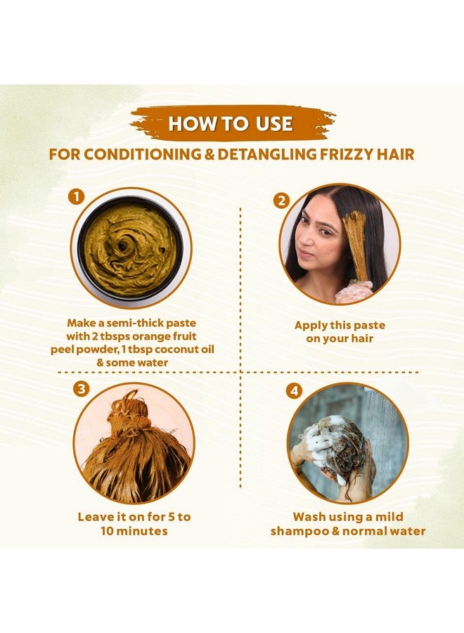 رين تيك مسحوق قشر البرتقال العضوي من هيربالز 100 جرام | طبيعي وعضوي نقي | قناع تفتيح البشرة | غني بفيتامين سي ومضادات الأكسدة | خالٍ من القسوة ونباتي - Image 5